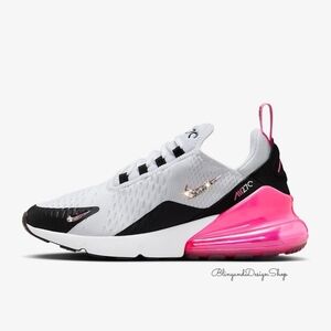 Bling Nike Air Max 270 Sneakers Shoes Customized With Crystals Women's New